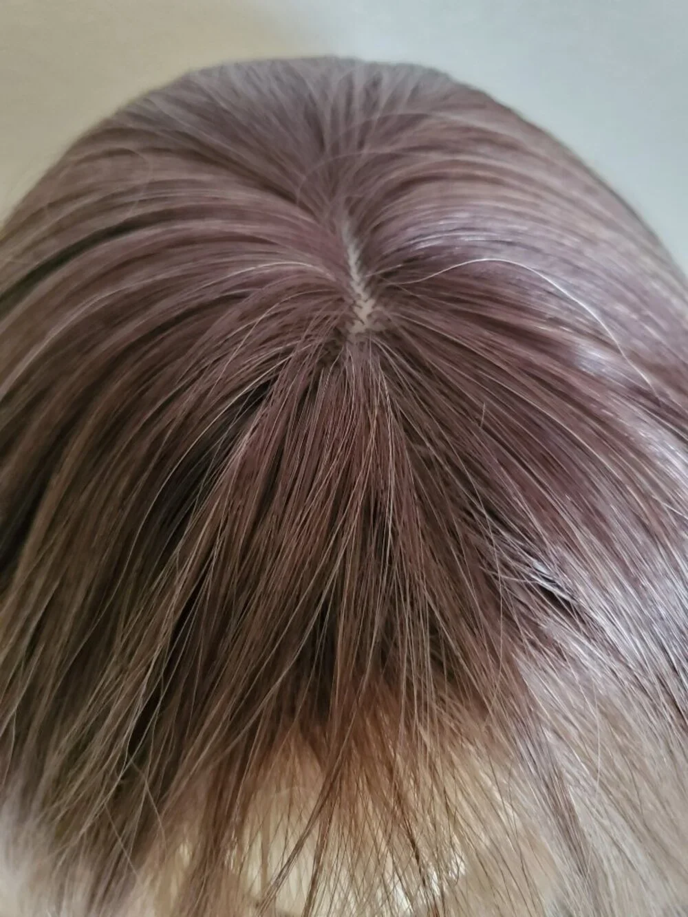 Haircube Realistic Blonde Curtain Bang Synthetic Wig